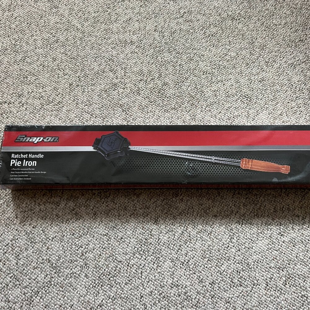 Snap On Tools Pie Iron with Ratchet Handle Cast Iron SSX21P113 New